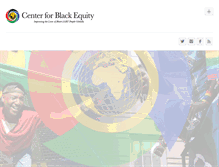 Tablet Screenshot of centerforblackequity.org